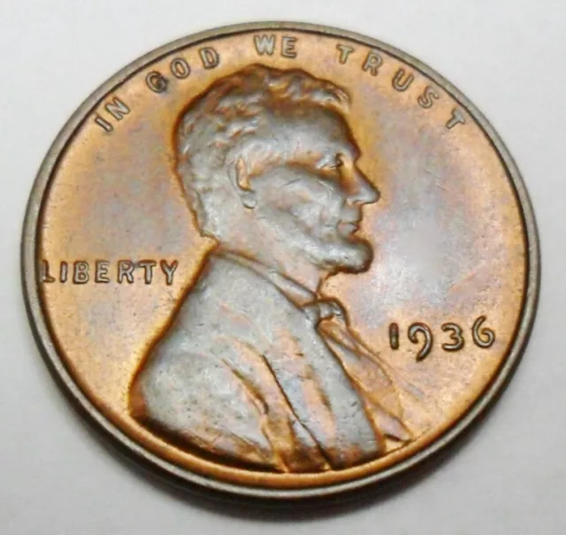 1936 P Lincoln Wheat Cent / Penny  AVE CIRCULATED  **FREE SHIPPING**