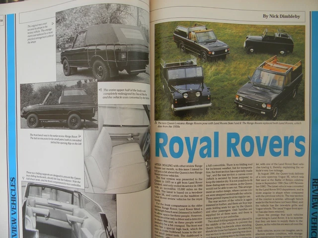 Pic Click Land Rover LAND ROVER ROYAL ROVERS RANGE ROVER Classic Series 1 2 $1.00 - PicClick CA