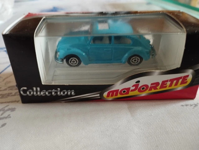 Volkswagen Coccinelle Majorette 1/18 – Bleue – Miniature Occasion