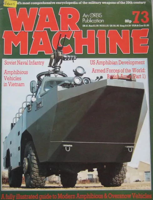 War Machine Orbis magazine Issue 73 Modern Amphibious & Oversnow Vehicles