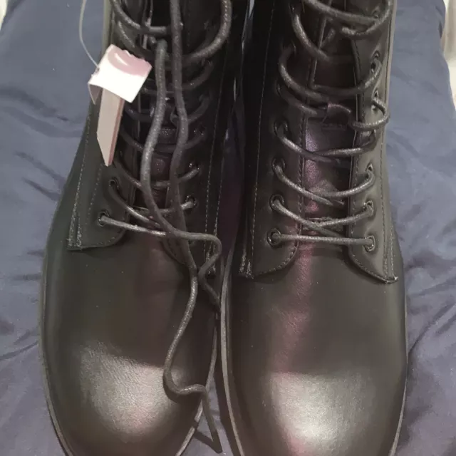 MEN’S BLACK BOOTS Size 11 George Range New With Tags £12.99 - PicClick UK