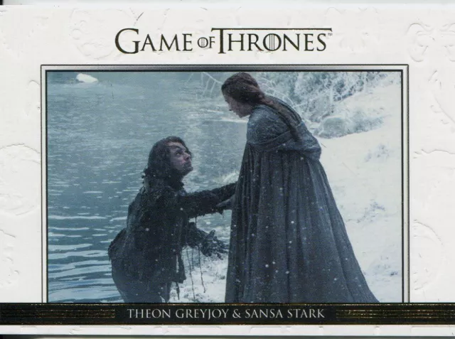 Game Of Thrones Season 6 Gold Relationships Chase Card DL32 Theon Greyjoy & Sans