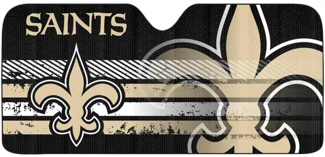 Fanmats Team Promark NFL New Orleans Saints Car Truck Folding Sunshade