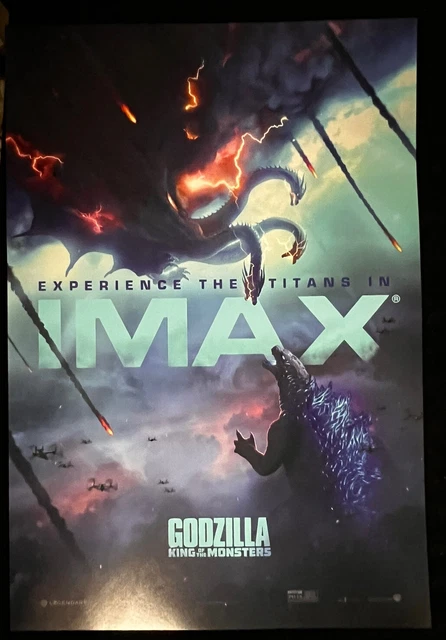 GODZILLA: KING OF THE MONSTERS (2019) 13" x 19" IMAX PROMO POSTER
