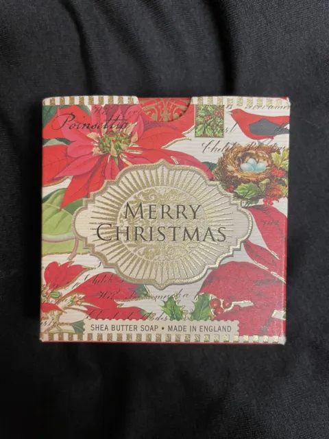 Michel Design Works 3.5 oz Shea Butter Bar Soap Merry Christmas Made in England