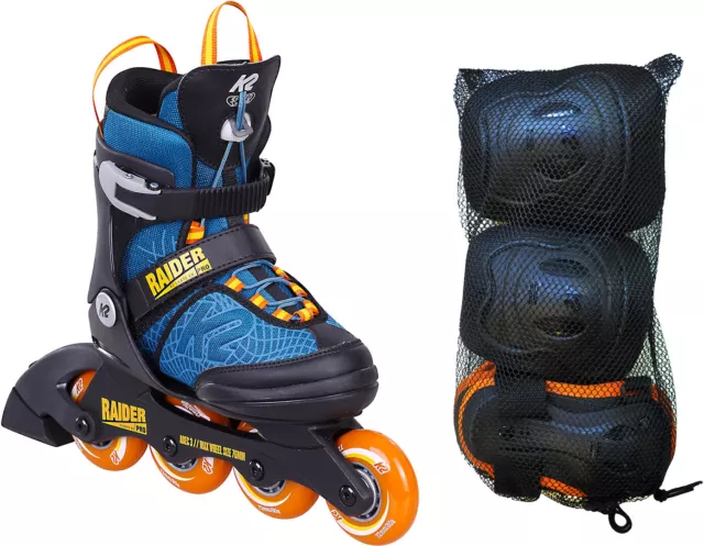 K2 Kinder Inliner Skates RAIDER PRO PACK Kinder Inline Skate inkl. Schonerset