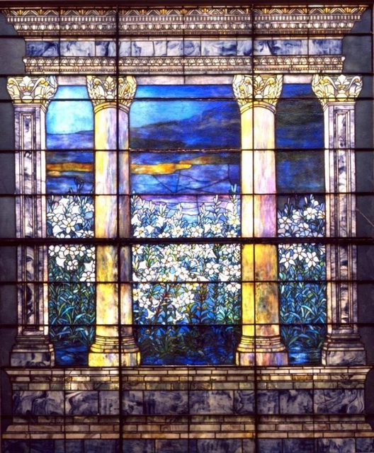 Décalcomanie Repositionnable Pour Vitre "Oiseaux Art Déco" - 40x30 Cm - Fait Main En France