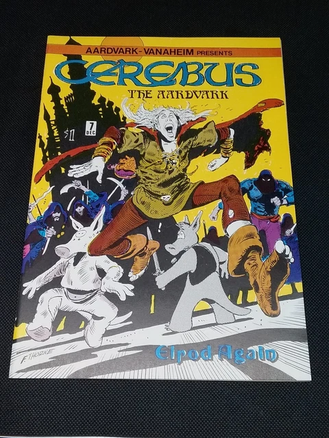Cerebus the Aardvark #7 1st print, Dave Sim, 9.2 NM-, 1977 Aardvark-Vanaheim 4