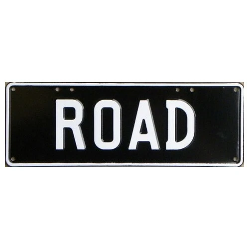 NOVELTY NUMBER PLATE Road AUS Licence Plate Sign Wall Art Home Decor