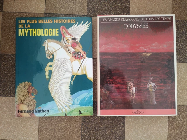 LIVRES JEUNESSE MYTHOLOGIE grecque + Odyssée Homère EUR 10,00 - PicClick FR