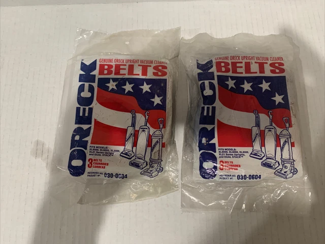 Oreck XL 030-0604 Upright Vacuum Belts 2 3 Packs for a total of 6-Pack