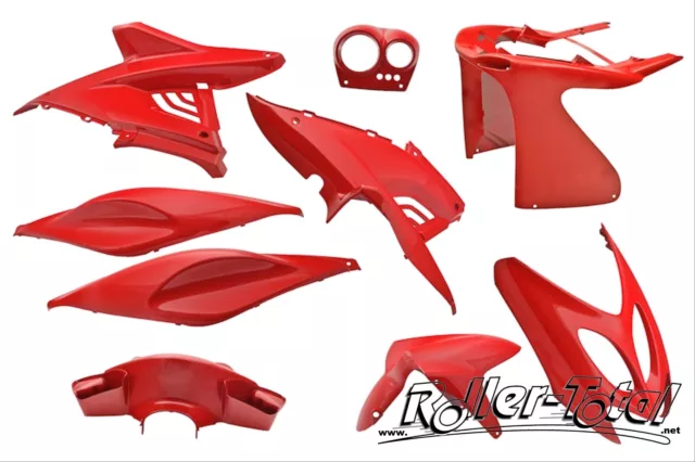 Kit Carénage Rouge 9 Pièces Yamaha Aerox MBK Nitro Bodypart Kit