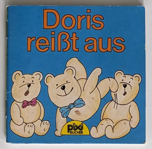 Pixi Buch Doris reißt aus 1. Auflage 1986 Pixi Serie 59 Nr. 454 Mini Buch