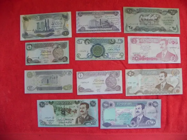 Mittel east 11 banknotes UNC