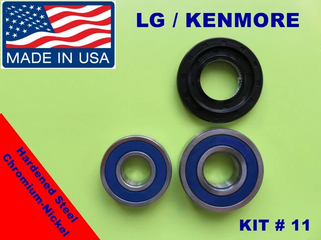 LG FRONT LOAD WASHER,2 TUB BEARINGS & SEAL LG Kenmore, KIT # 11