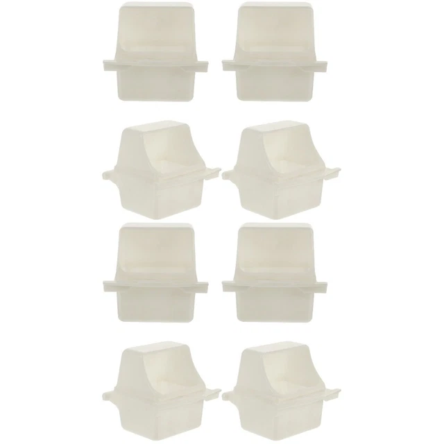 8 Pcs Vogelhäuschen Dekoration Papagei Futternapf Für Papageien Wellensittich