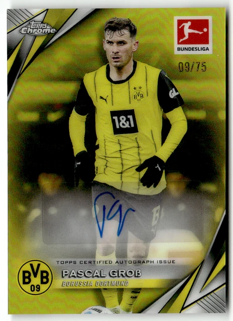 Carte Sportive Topps Chrome Bundesliga Nathaniel Brown Rookie Gold Auto 15/50 - Édition Limitée 2025