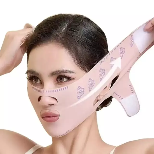 Inflatable Face Slimming Band Air Press Lift Up Belt Face-Lift Mask  Massager V-Line Cheek Chin Slimming Belt Face Shaper Bandage