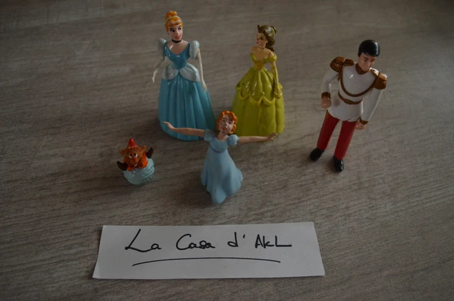 Lot de 5 figurines Cendrillon - Disney Bullyland officielles