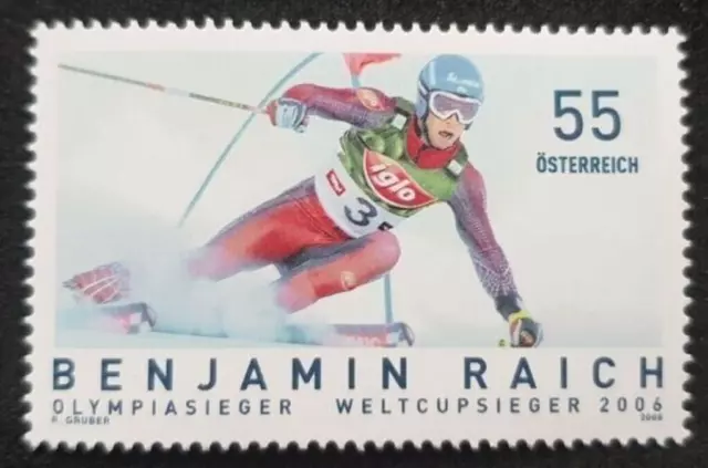 ÖSTERREICH Jahrgang 2006 Sport Ski Wintersport WM Reich Michel 2616 ** ANK 2643