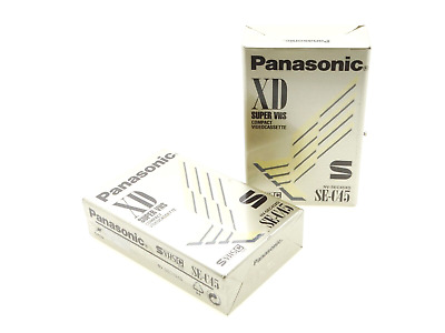 Nuevas cintas de video Panasonic SE-C45 Super VHS-C (Paquete de 2) - Publicación gratuita en el Reino Unido