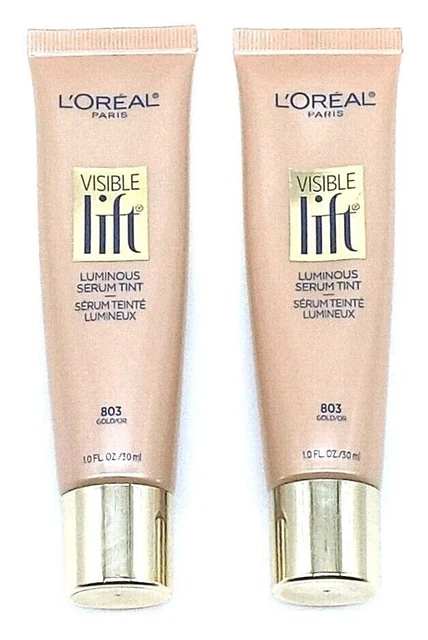 Loreal Visible Lift Luminous Serum Tint  #803 Gold 2X New