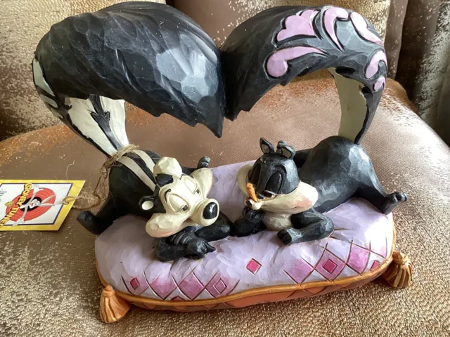 Looney Tunes by Jim Shore Pepe Le Pew and Penelope Figur