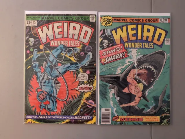 Marvel Comics Weird Wonder Tales #15 16 Vintage Comic Book Lot