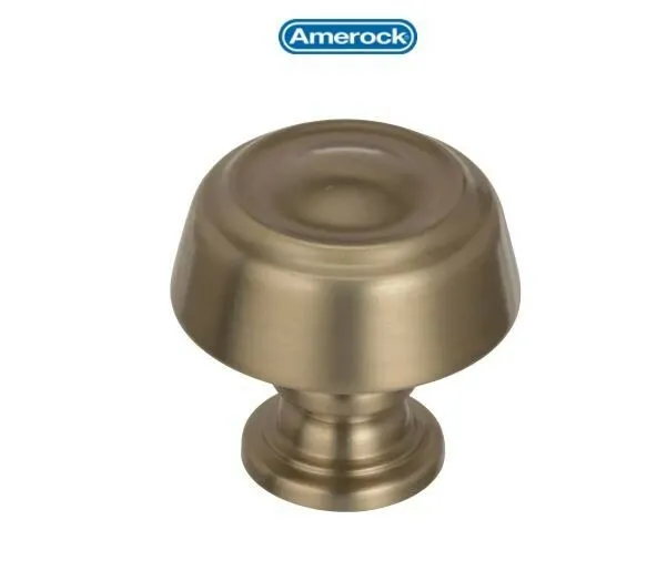 Amerock Kane 1-3/16 Inch Mushroom Cabinet Knob - Golden Champagne-BP53700BBZ