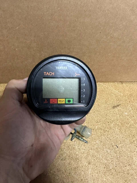 Yamaha OEM Digital MultifunctionGauge Tachometer LCD Just Replaced & Suncover