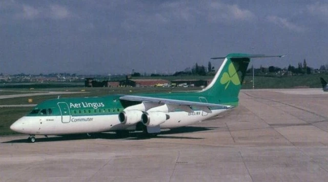 Aer Lingus Commuter BAe 146-300 EI-CLJ postcard