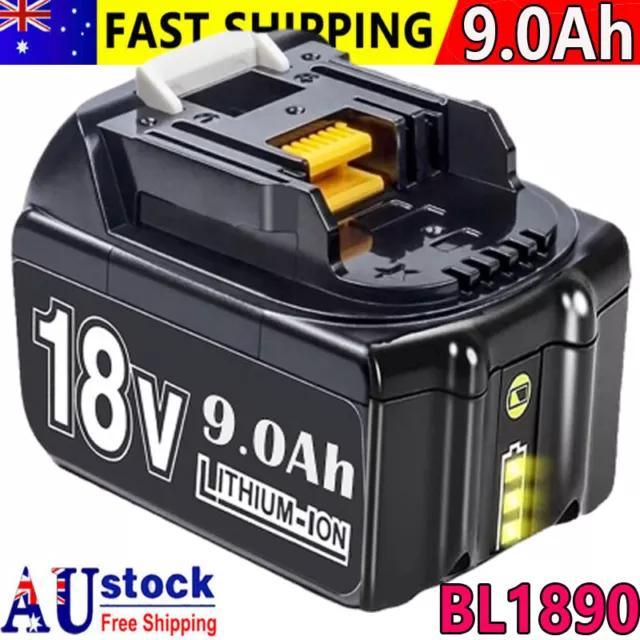 9.0Ah For Makita 18v Battery Li-Ion Cordless Multi Tool BL1860 LED BL1850 BL1830