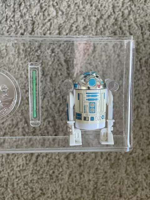 Vintage Star Wars Last 17 R2-D2 POP-UP LIGHTSABER - UKG - 80% / 85% Paint!