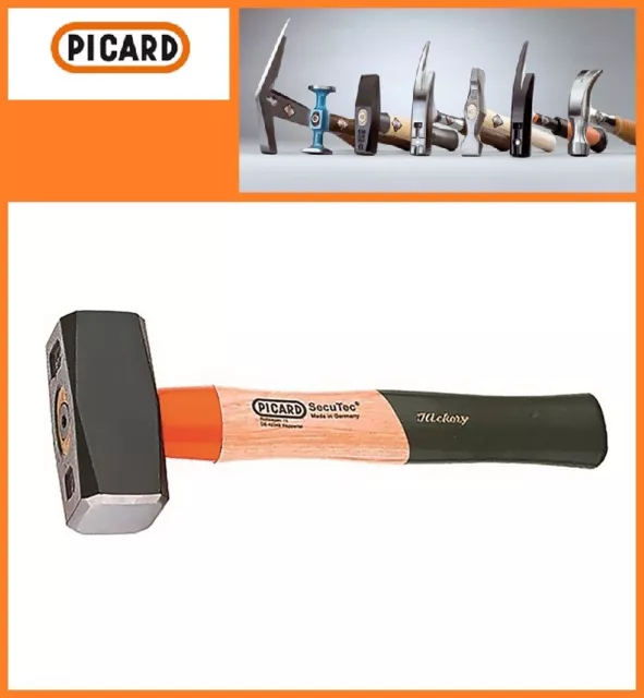 PICARD Fäustel SecuTec® Nr. 43 Kopfgewicht 2000 g mit Hickory Stiel