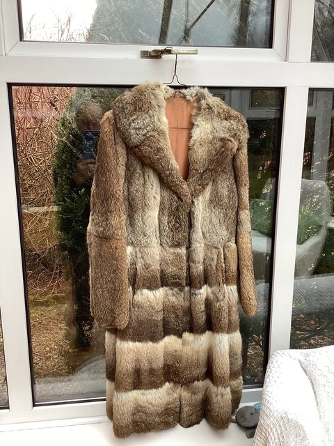 Real coney outlet fur coat
