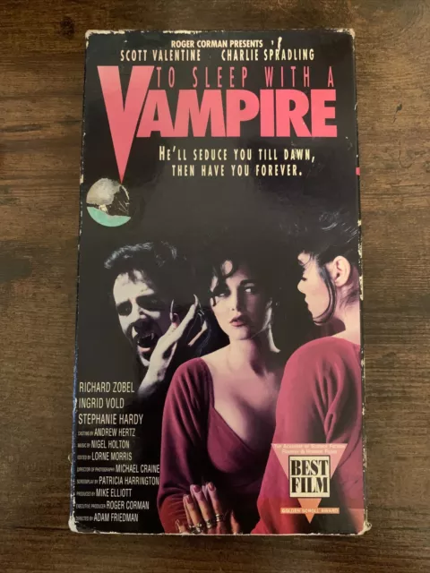 VHS: To Sleep with a Vampire (1992): Scott Valentine, Roger Corman, New Horizons