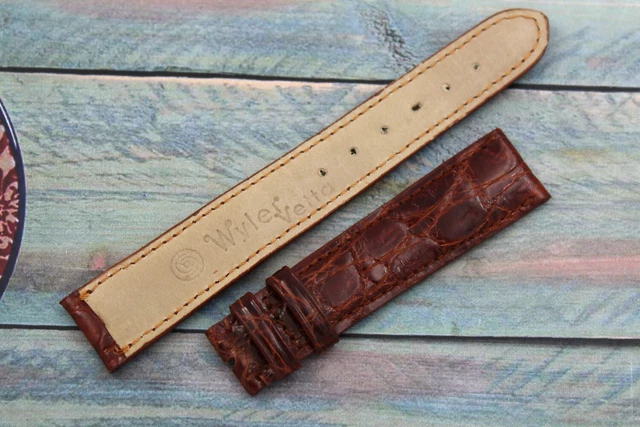 Ceinture En Cuir Crocodile - Neuf Avec étiquettes - Look Luxe Et élégant