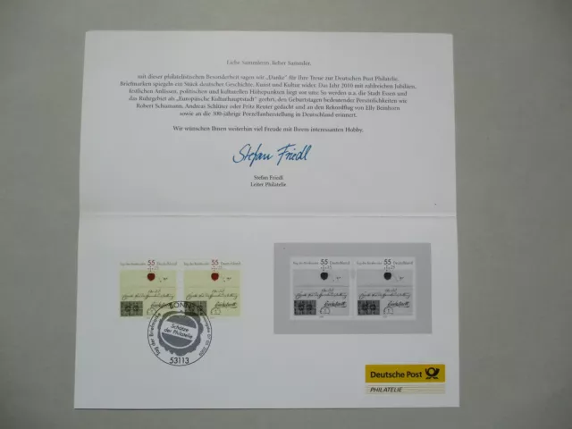 "" Numisblatt BRD  TAG der  Briefmarke 07.05.2009""