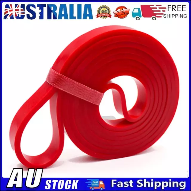 Elastic Resistance Band Exercise Workout Fitness Strength Belt (Red 13mm)