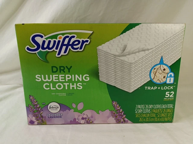 Swiffer Sweeper Dry Pad Refills, , Multi Surface, Lavender Scent, 52 Count