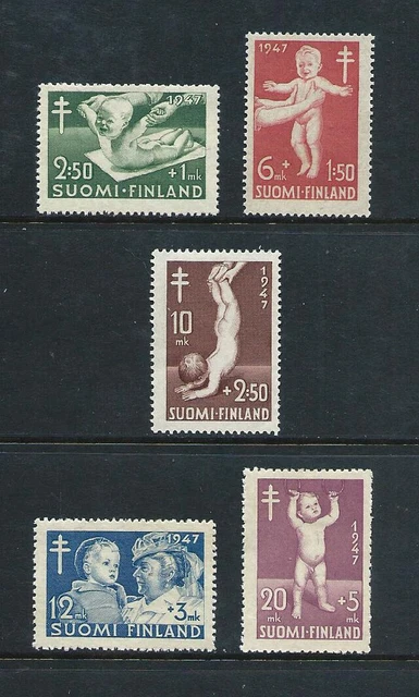 FINLAND _ 1947 'TUBERCULOSIS FUND' SET of 5 _ MH ___(821)