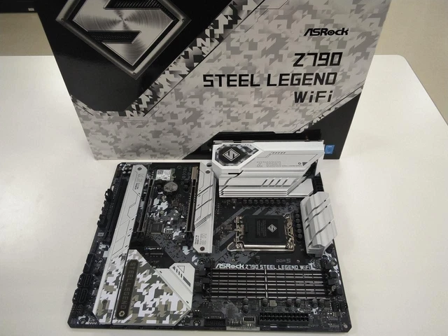 ASROCK Z790 STEEL Legend ATX Motherboard LGA1700 DDR5 PCIe5.0 WiFi 6E