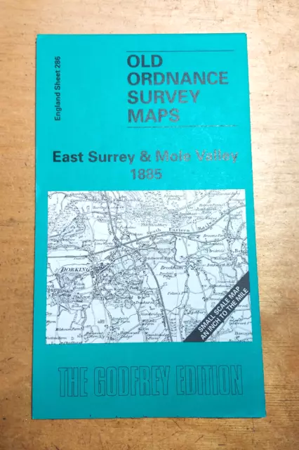 East Surrey and Mole Valley 1885  Godfrey Old Ordnance Survey Map