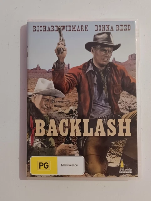 BACKLASH (DVD, 1956) VGC Region 4 Donna Reed Western Free Postage $8.95 ...