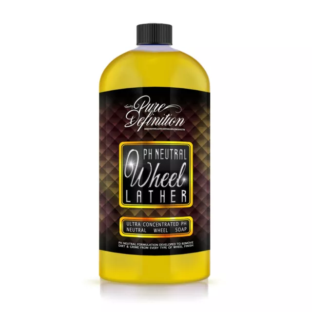 Car Wheel Cleaner PH Neutral Alloy Vehicle Dirt Remover 1000ml Pure Definition