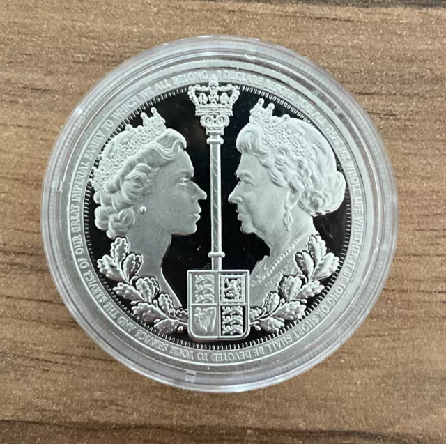 Queen Elizabeth II proof 2022 Gibraltar half crown coin