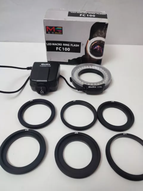 MEIKE LED Macro Ring Flash FC-100 