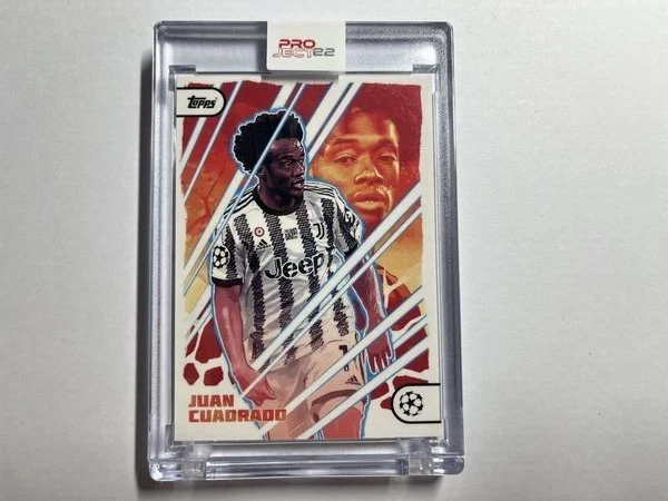 TOPPS PROJECT 22 Artist Randal Kolo Muani By Tyson Beck Noir Parallel