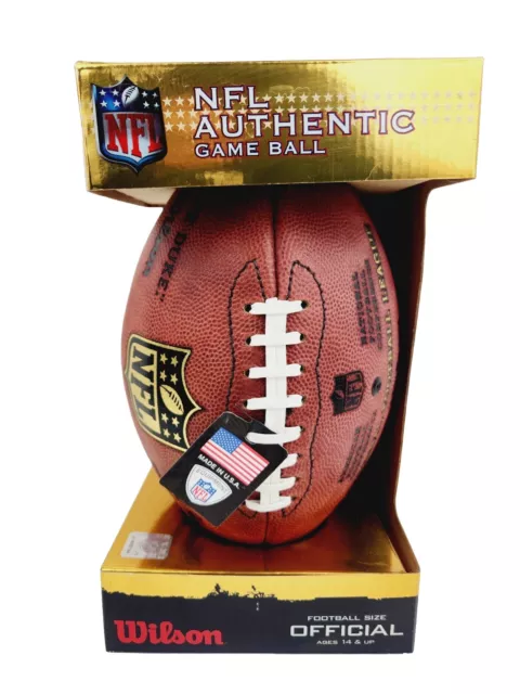 Wilson The Duke Official NFL Authentic Game Ball F1100 Football Autographed