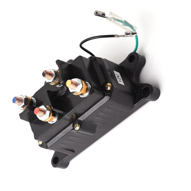 Relais Solénoïde Magnétique 24V 250A Pour Treuil 4082kg - Boîtier Étanche Avec Télécommande Sans Fil